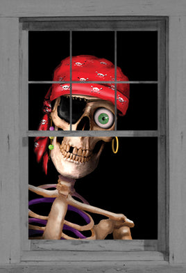 Peppy the Pirate Skull 34.5"x60" Backlit Poster