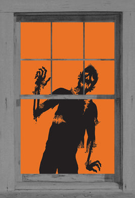 .Zombie Silhouette 34.5"x60" Backlit Poster