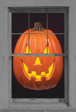 Happy Jack Pumpkin Jack O'lantern 34.5"x60" Backlit Poster